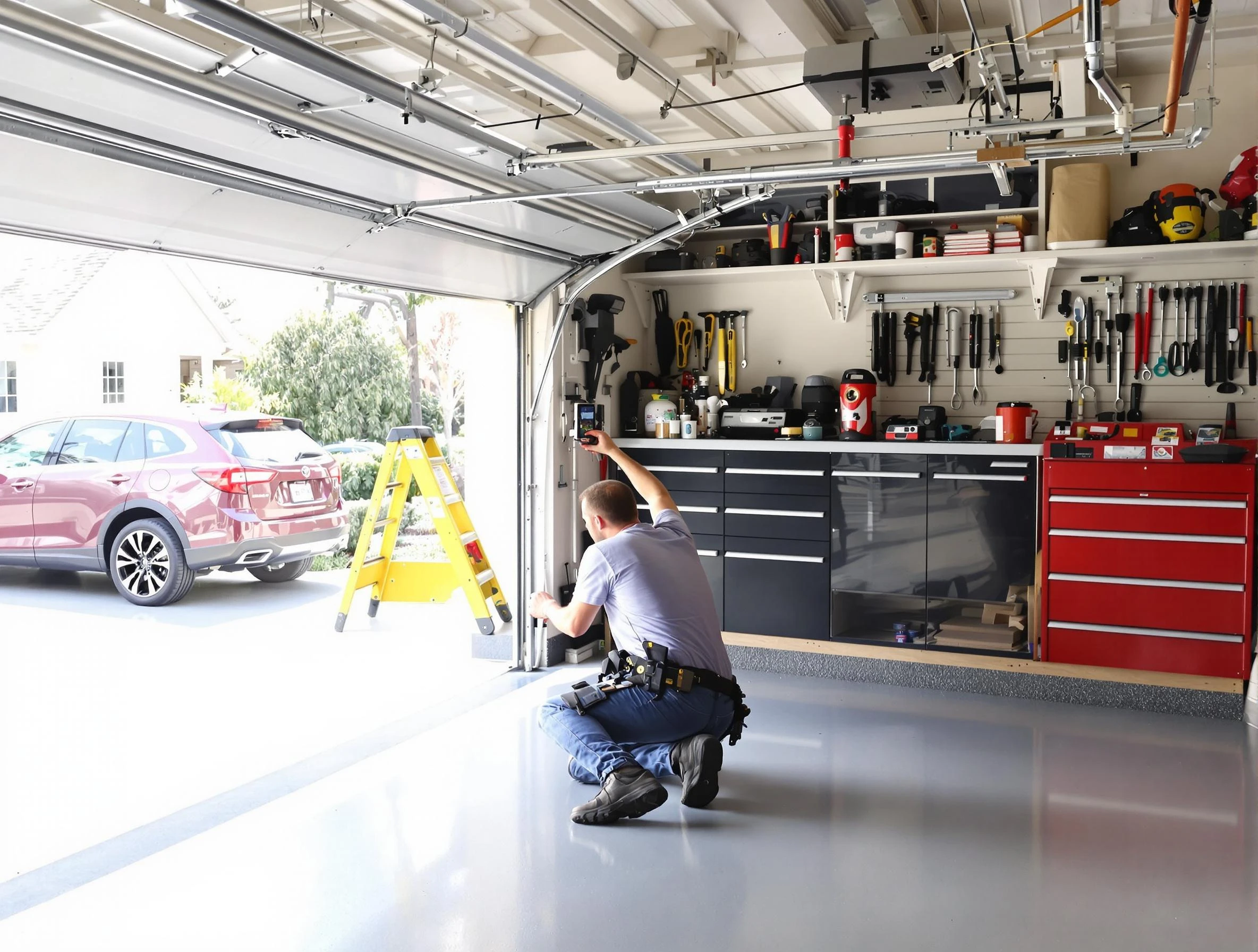 Local garage door repair service by North Brunswick Garage Door Repair in North Brunswick